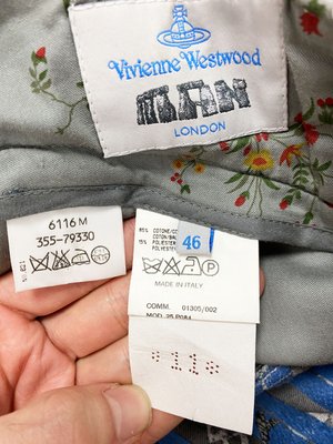 Vivienne Westwood MAN F/W 2000 logo print pants — JAMES VELORIA